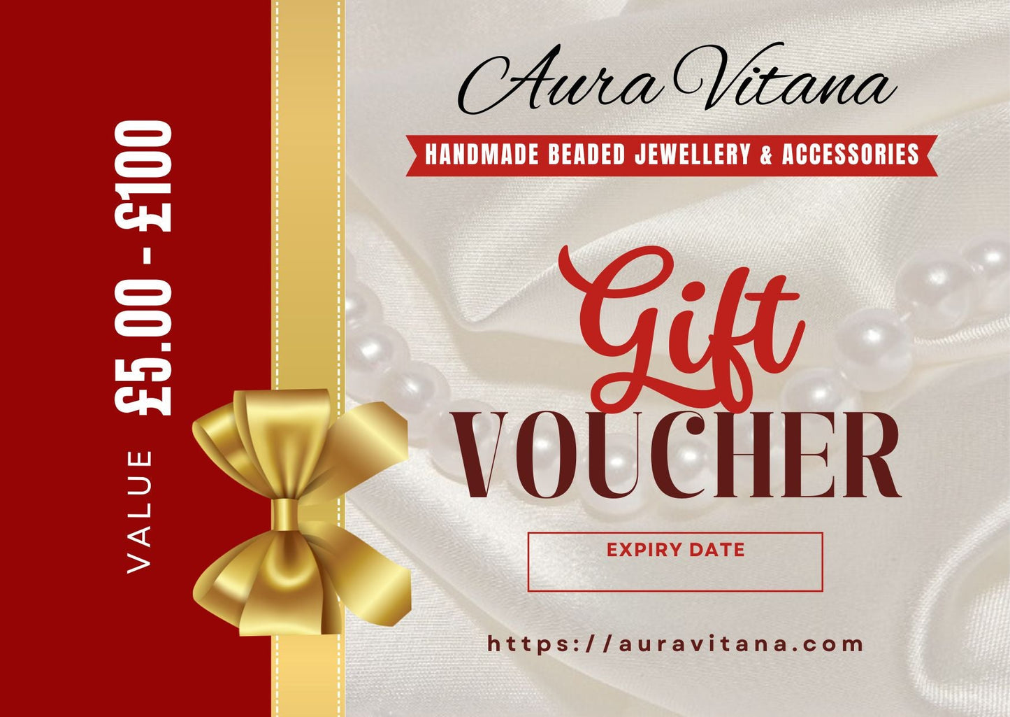 Gift Vouchers Aura Vitana Gift Vouchers