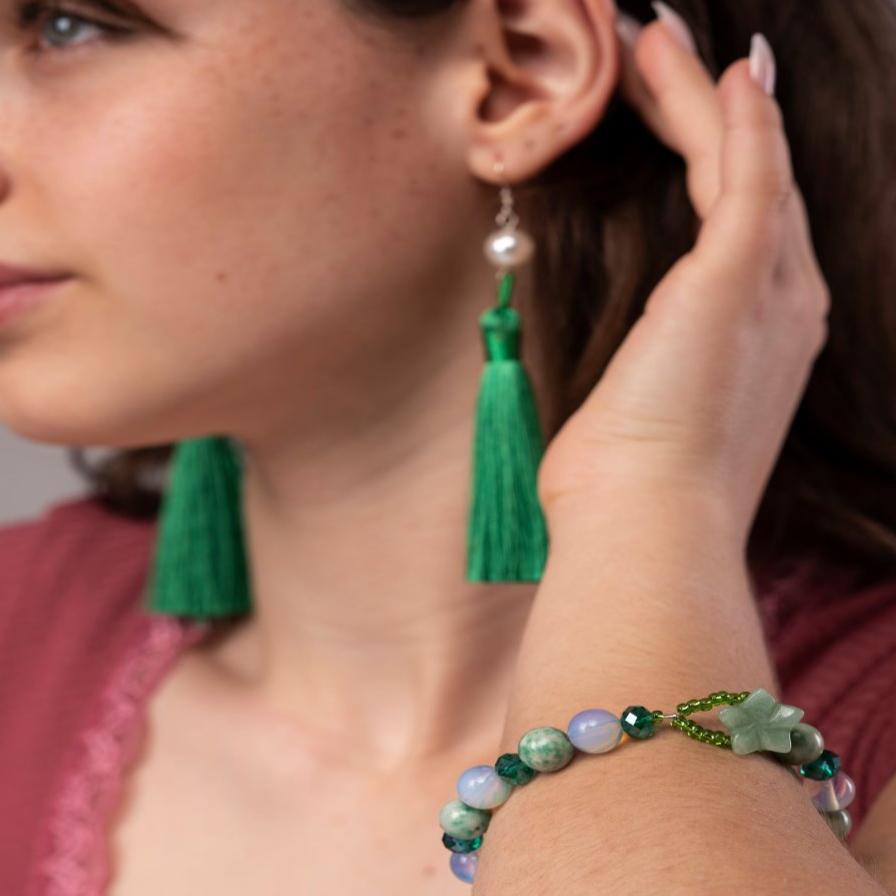 Jade and Opalite Bracelet