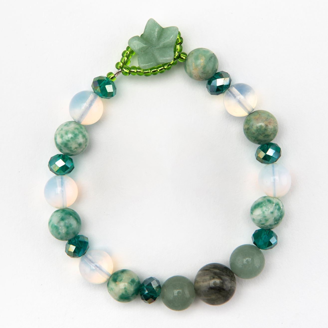 Bracelet Jade and Opalite Bracelet