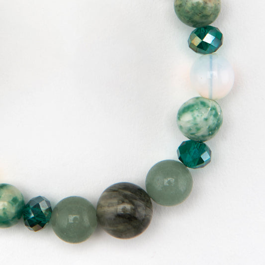 Bracelet Jade and Opalite Bracelet