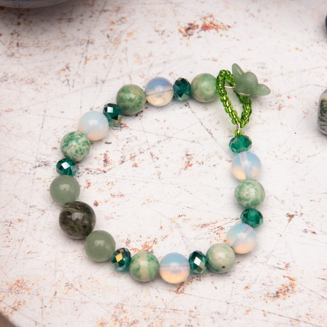 Bracelet Jade and Opalite Bracelet