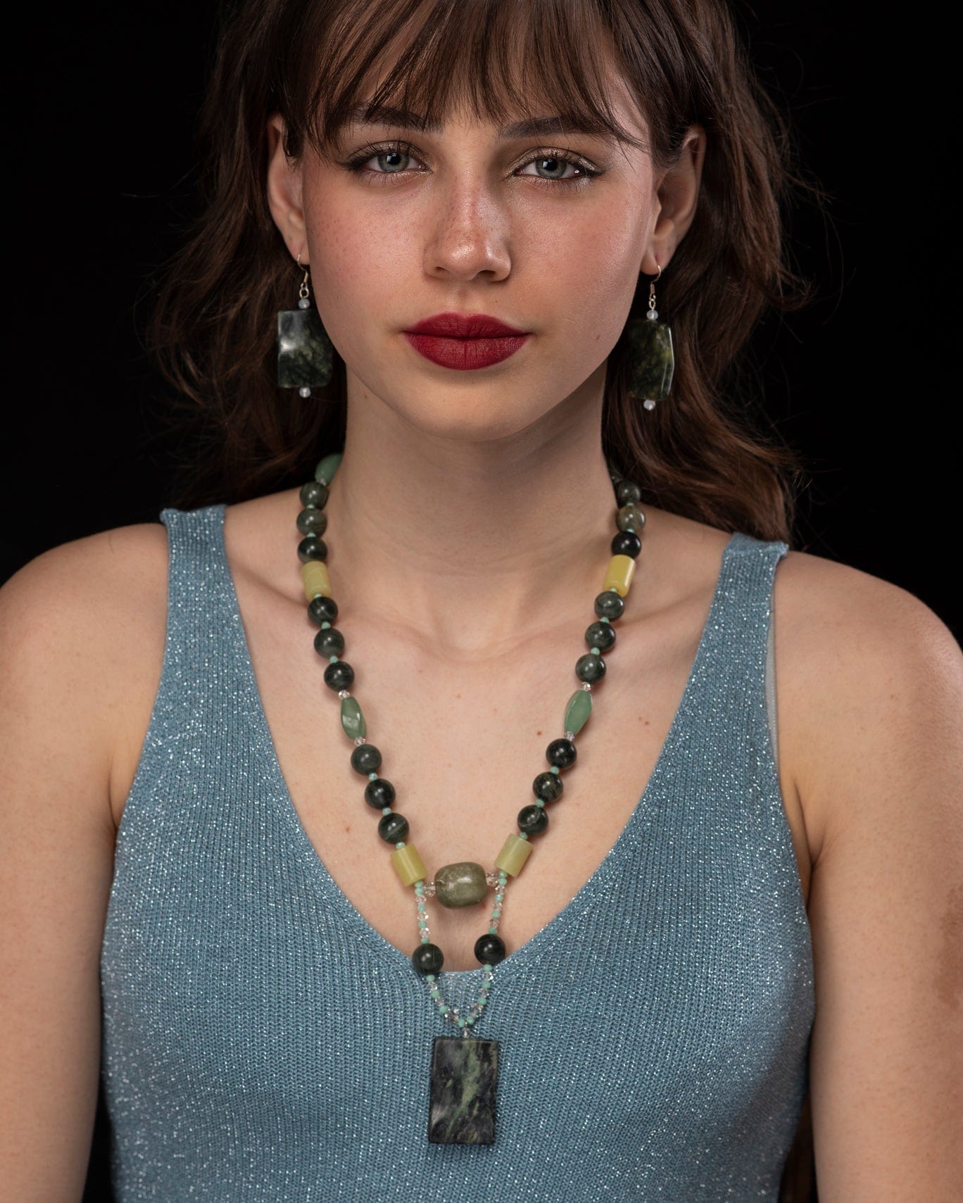 Necklace Mostly Jade Necklace