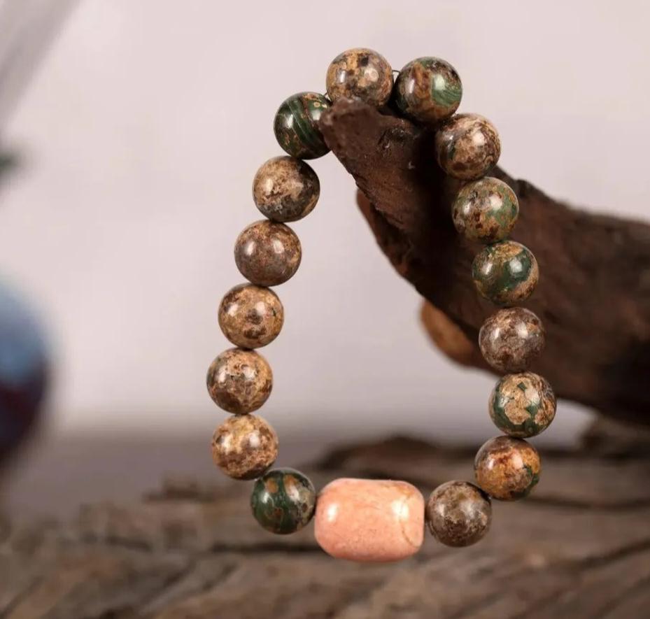 Bracelet Unisex Jasper and Jasper Barrel Bracelet