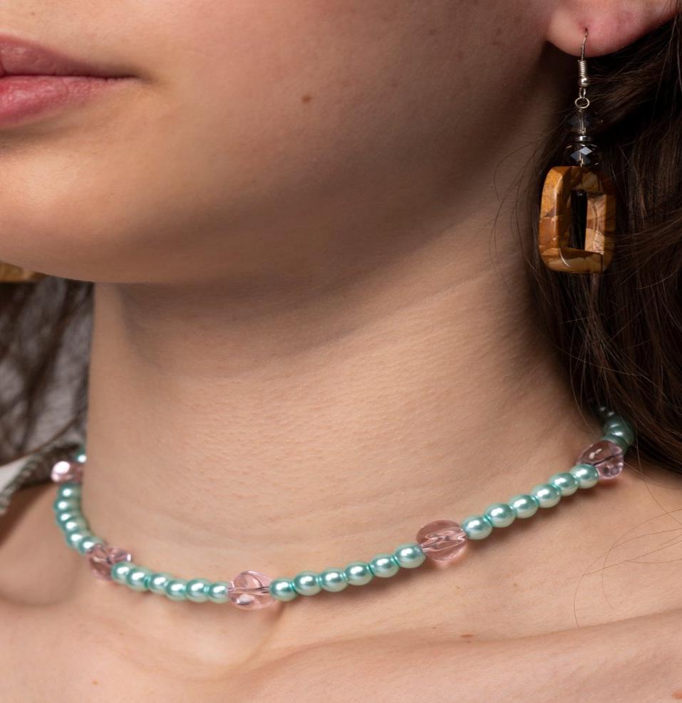 Shell, Glass & Freshwater Pearl
