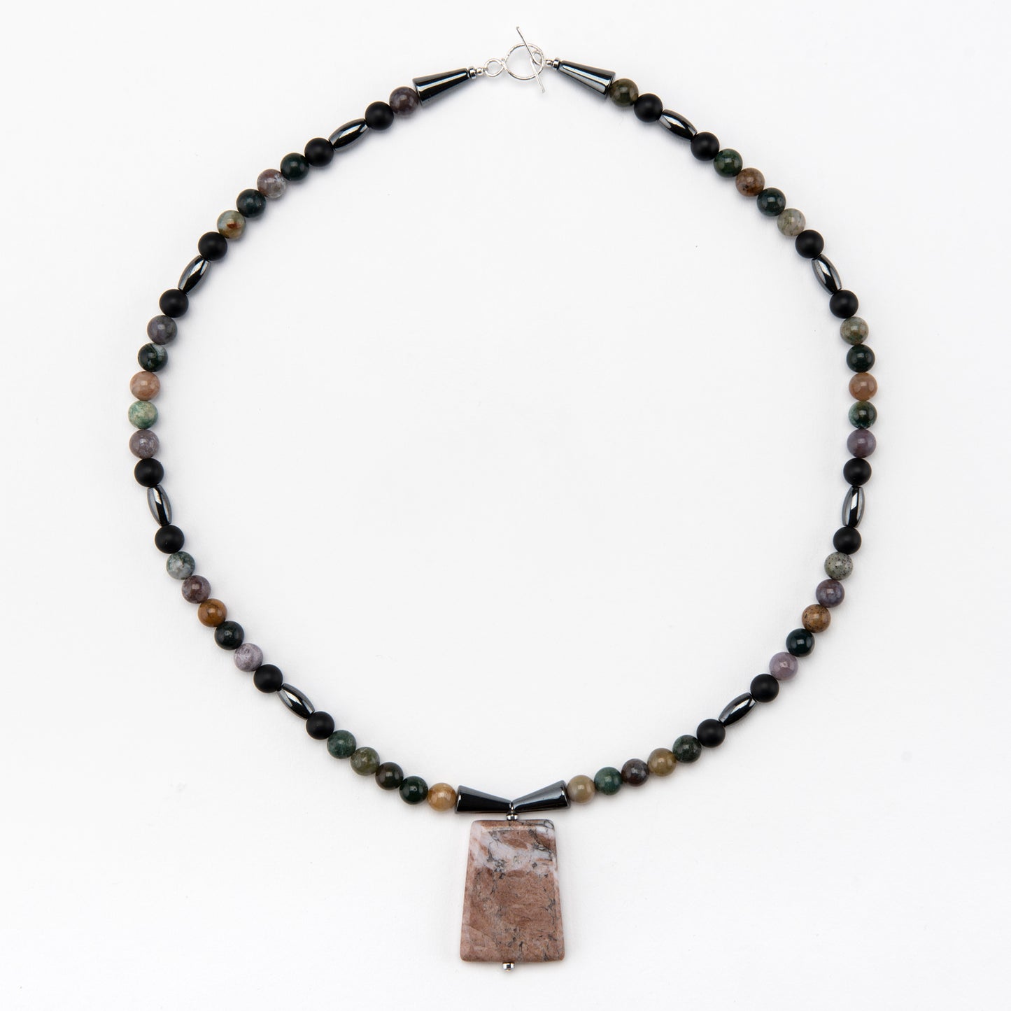 Men's Agate Slab Necklace