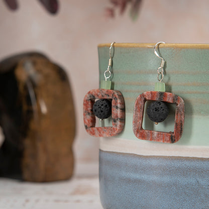 Lava Jasper Earrings