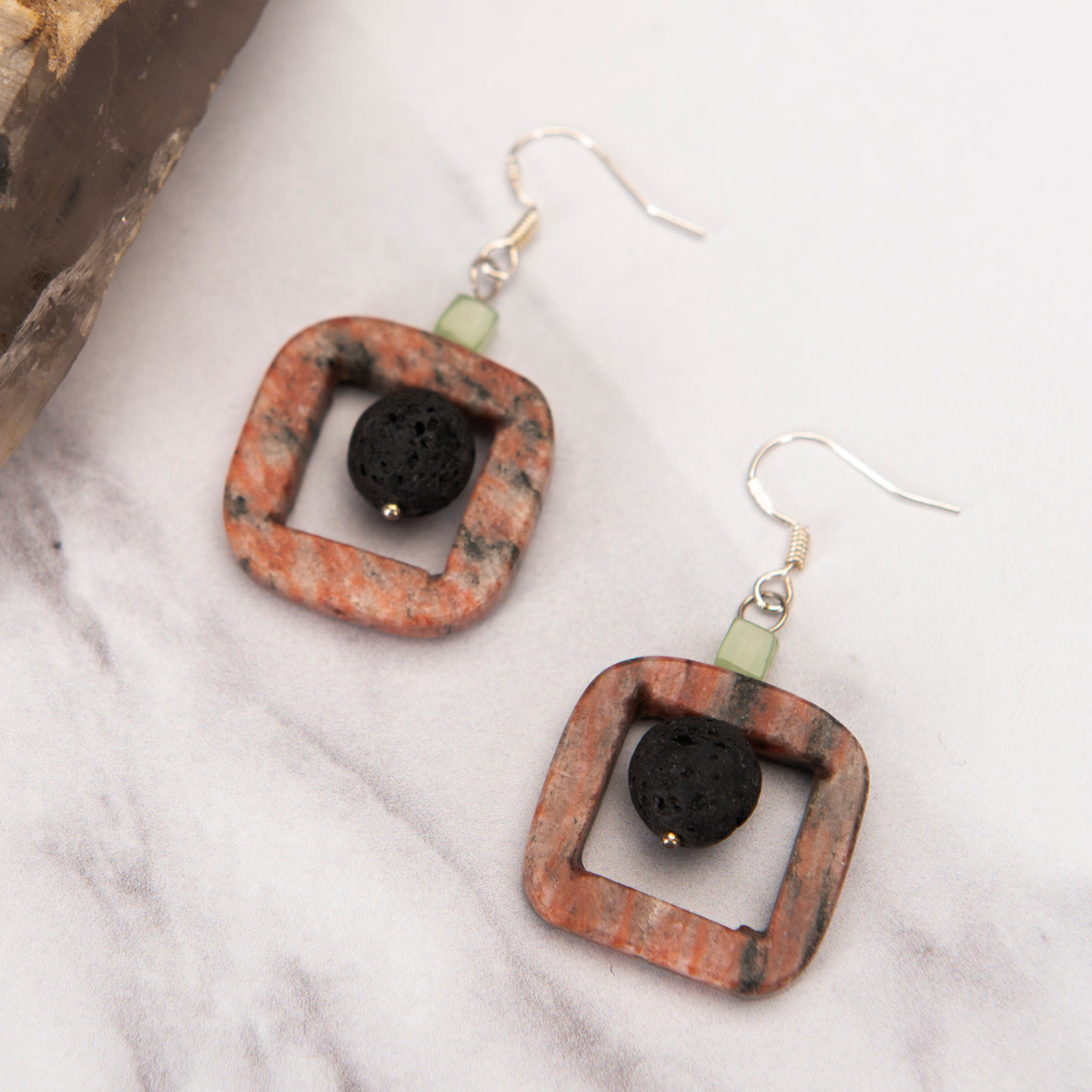 Lava Jasper Earrings