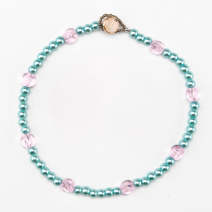 Blue Shell Pearl Necklace/Choker