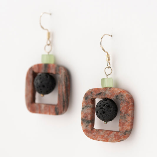 Lava Jasper Earrings