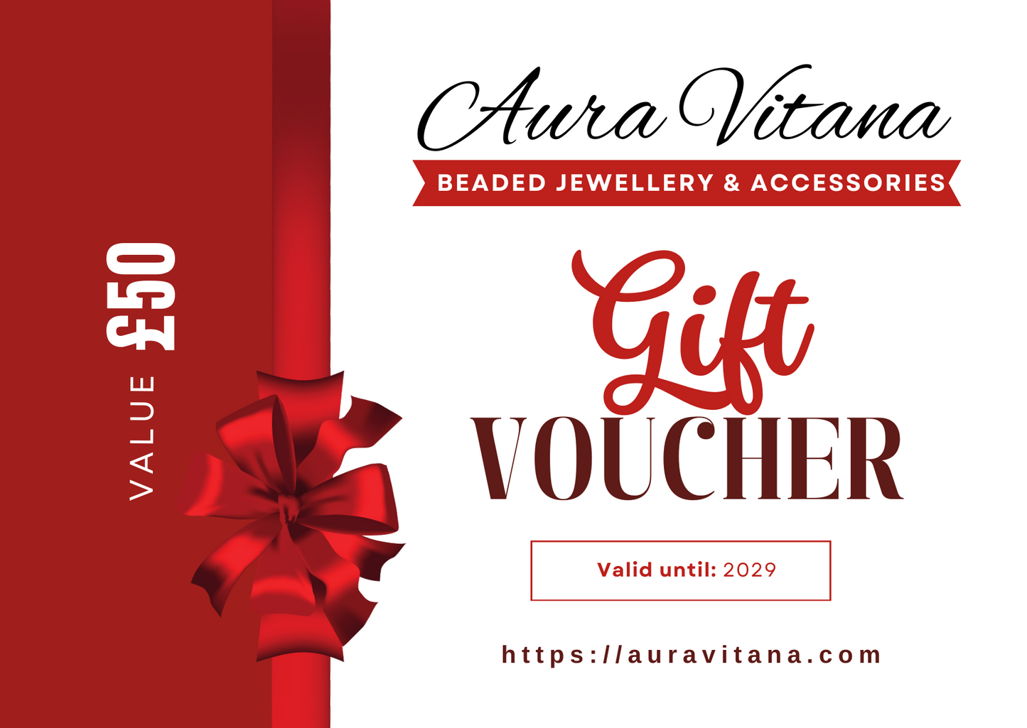 Aura Vitana Gift Vouchers