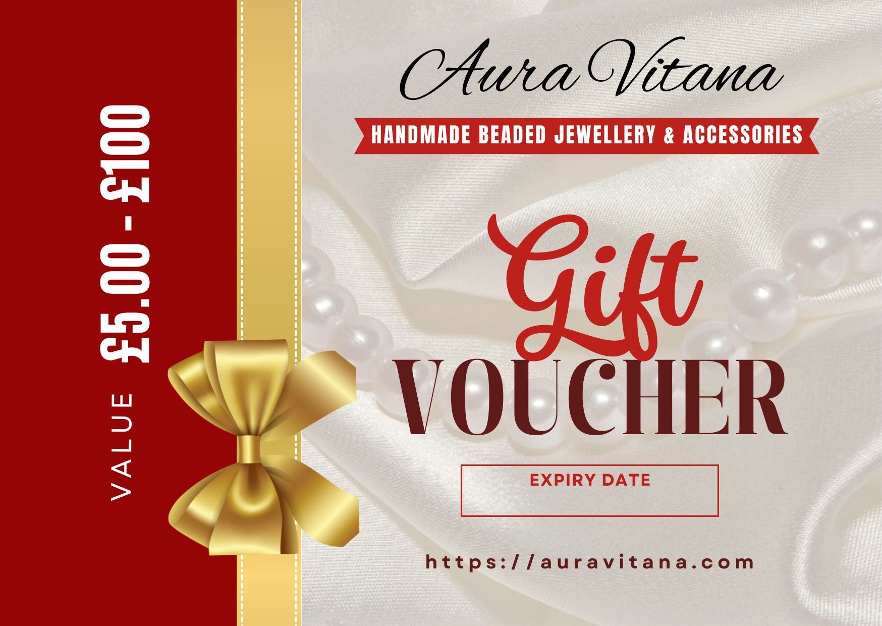Gift Vouchers Aura Vitana Gift Vouchers