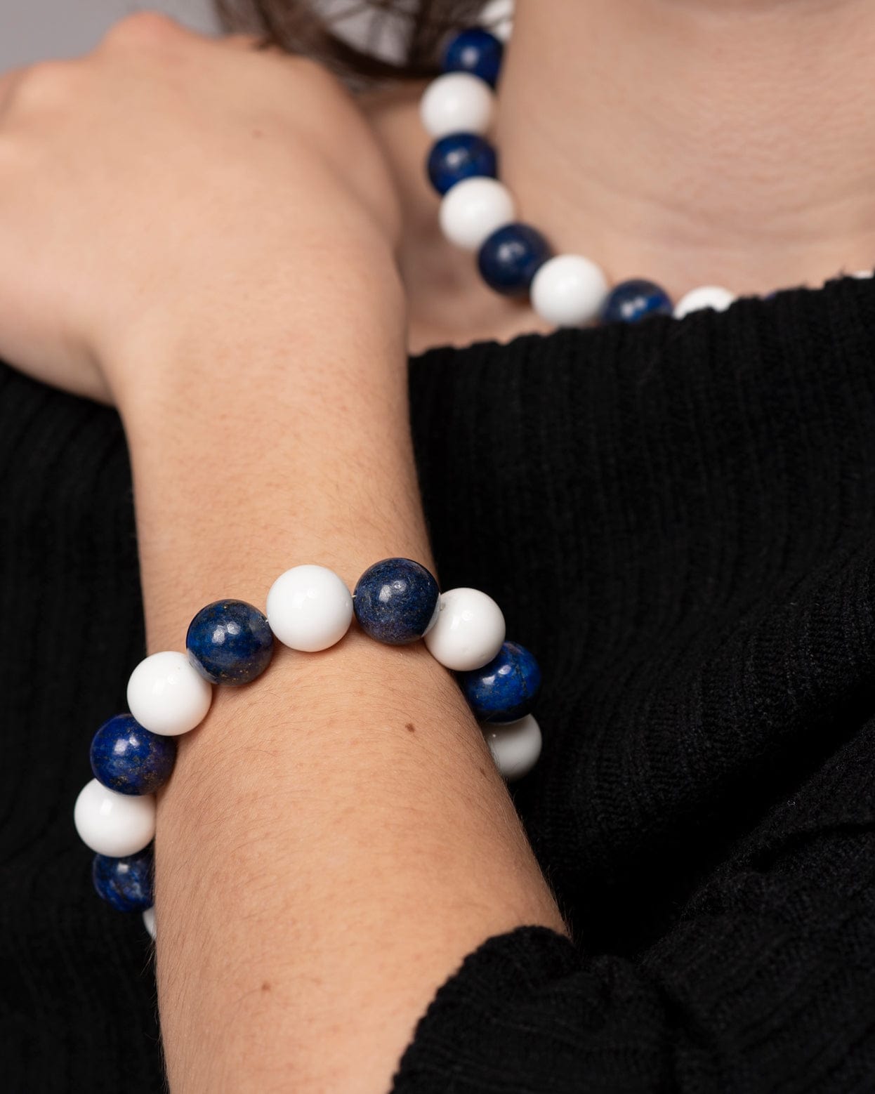 Bracelet BOLD Collection - Lapis Shell Pearl Bracelet