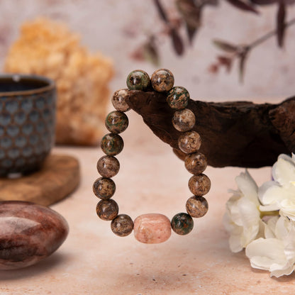 Bracelet Earth's Embrace Barrel Bracelet - Unisex