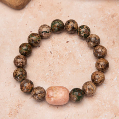 Bracelet Earth's Embrace Barrel Bracelet - Unisex