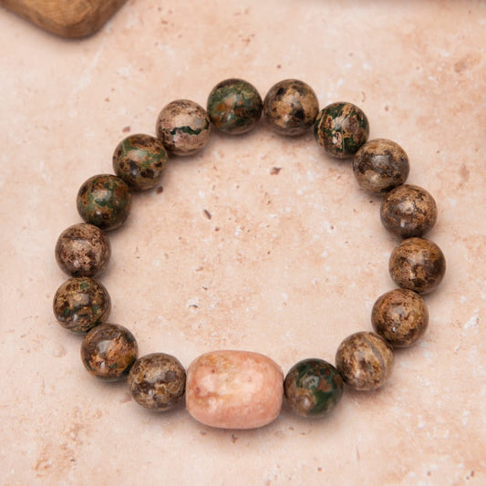 Bracelet Earth's Embrace Barrel Bracelet - Unisex