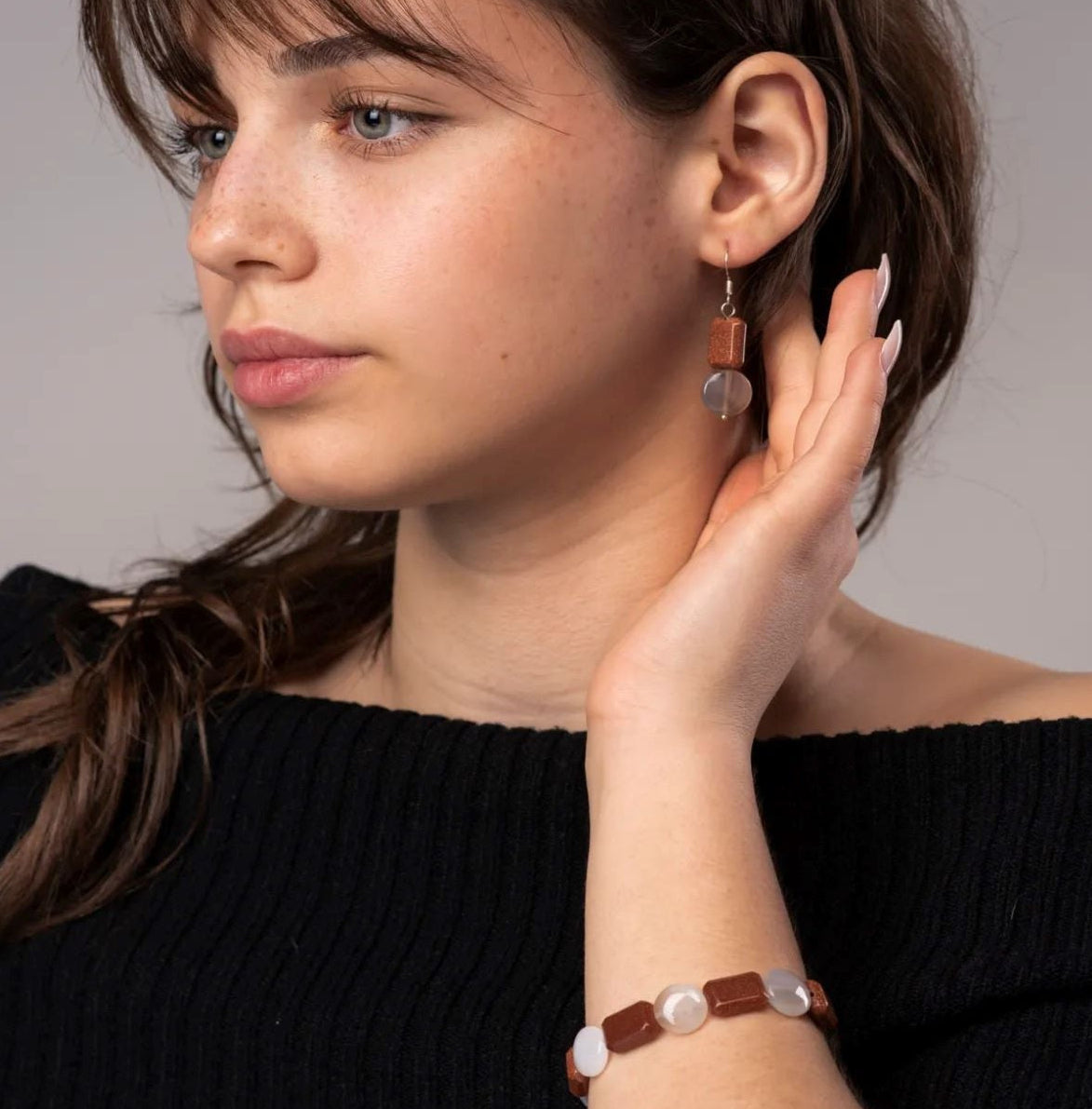 Bundled Set Goldstone Agate bundle