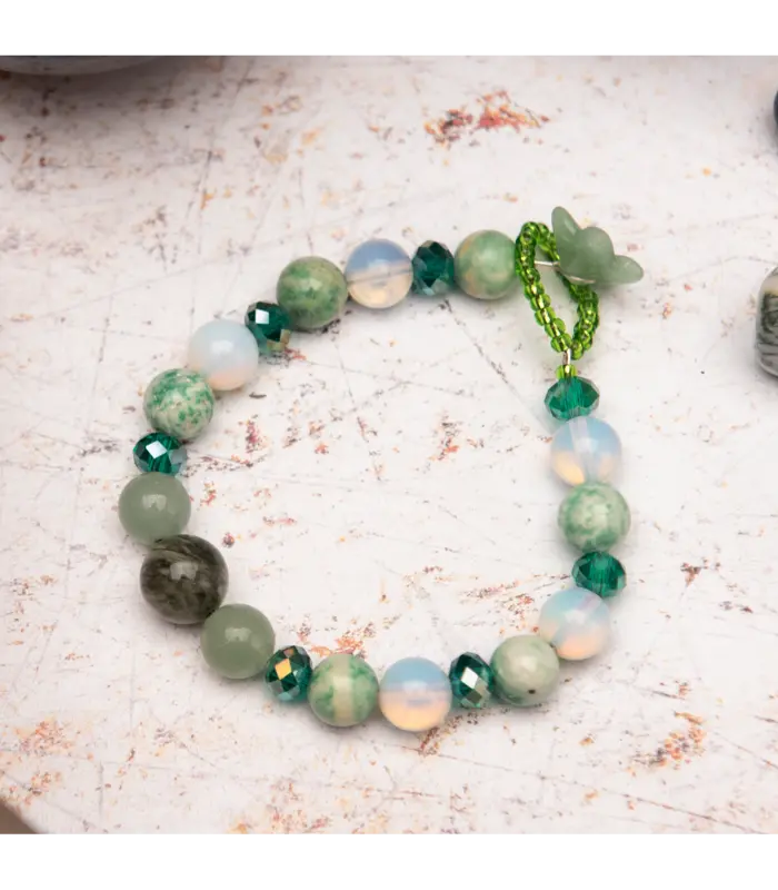 Bracelet Jade and Opalite Bracelet