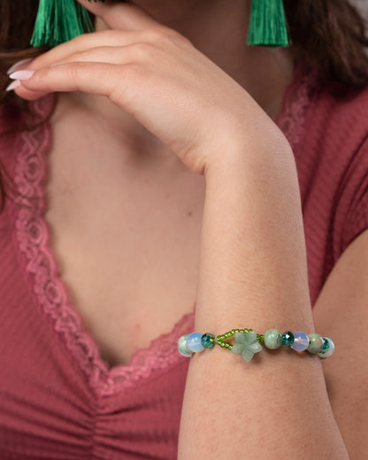 Bracelet Jade and Opalite Bracelet