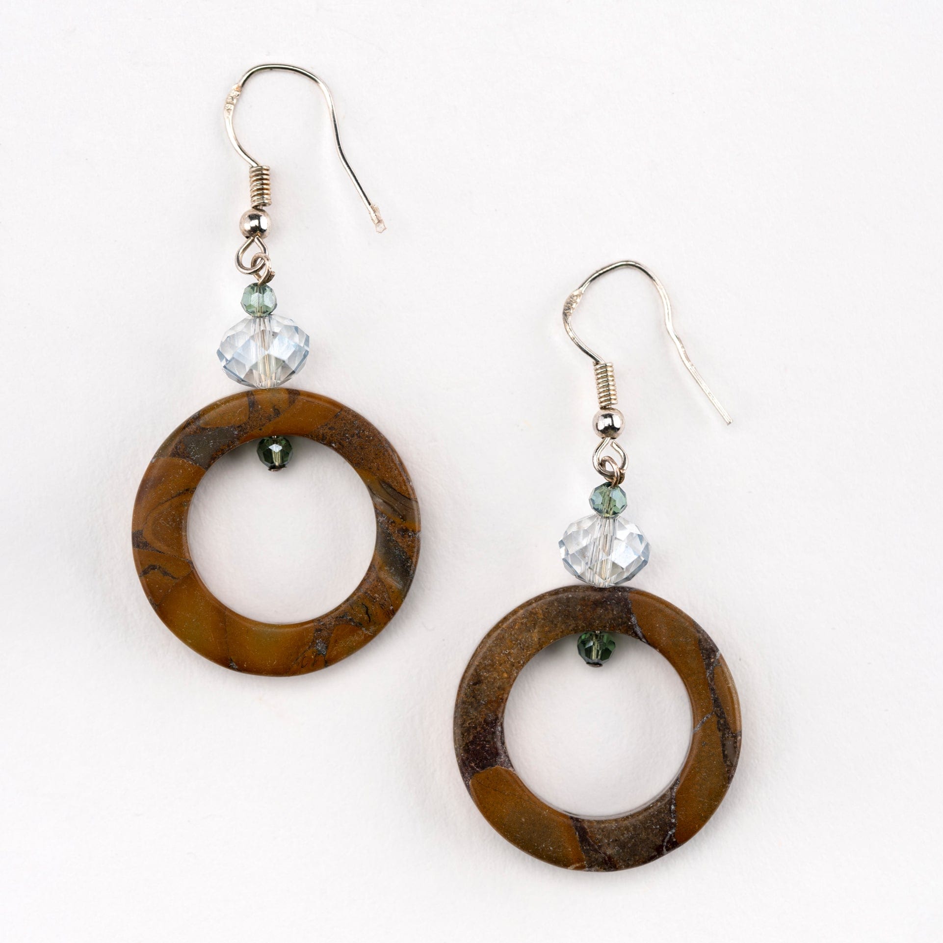 Earrings Jasper Circle Earrings
