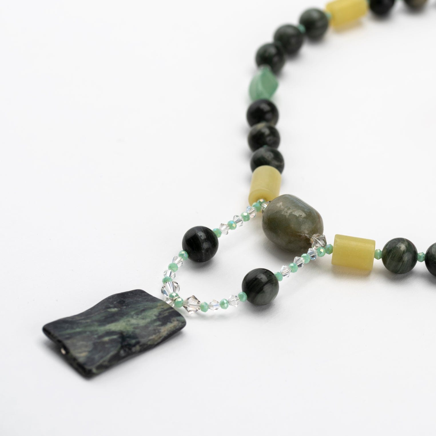 Necklace Mostly Jade Necklace