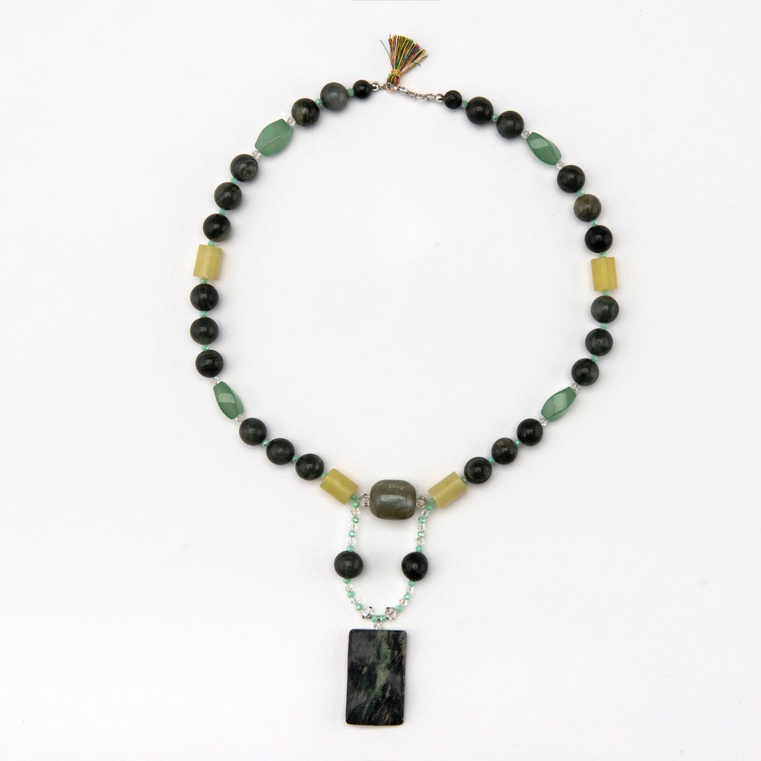 Necklace Mostly Jade Necklace