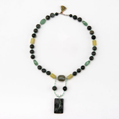 Necklace Mostly Jade Necklace