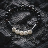 Video of a HEART bracelet on a stone background. 