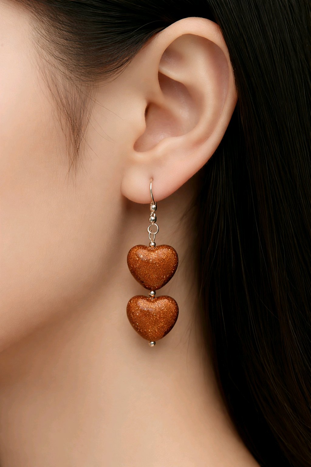 Earrings Shimatwin Heart Earrings