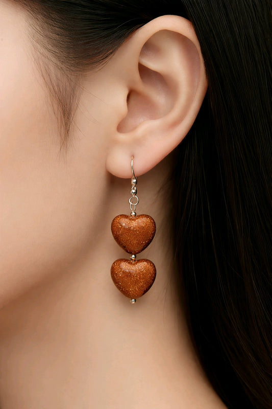 Earrings Shimatwin Heart Earrings