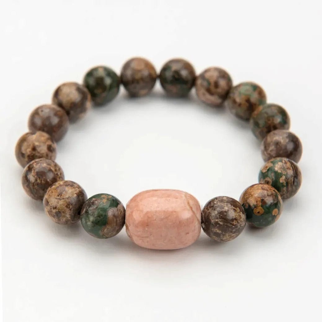 Bracelet Unisex Jasper and Jasper Barrel Bracelet