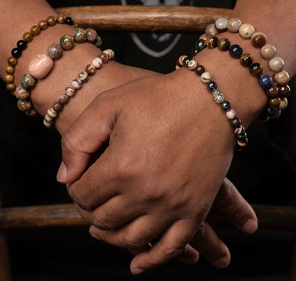 Bracelet Unisex Jasper and Jasper Barrel Bracelet