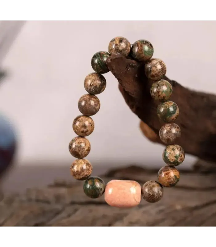 Bracelet Unisex Jasper and Jasper Barrel Bracelet